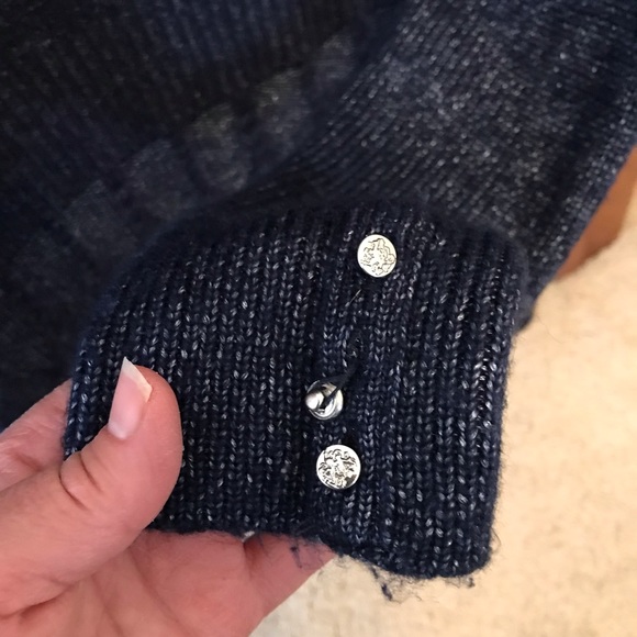 WHBM blue open front Cardigan - Picture 9 of 12